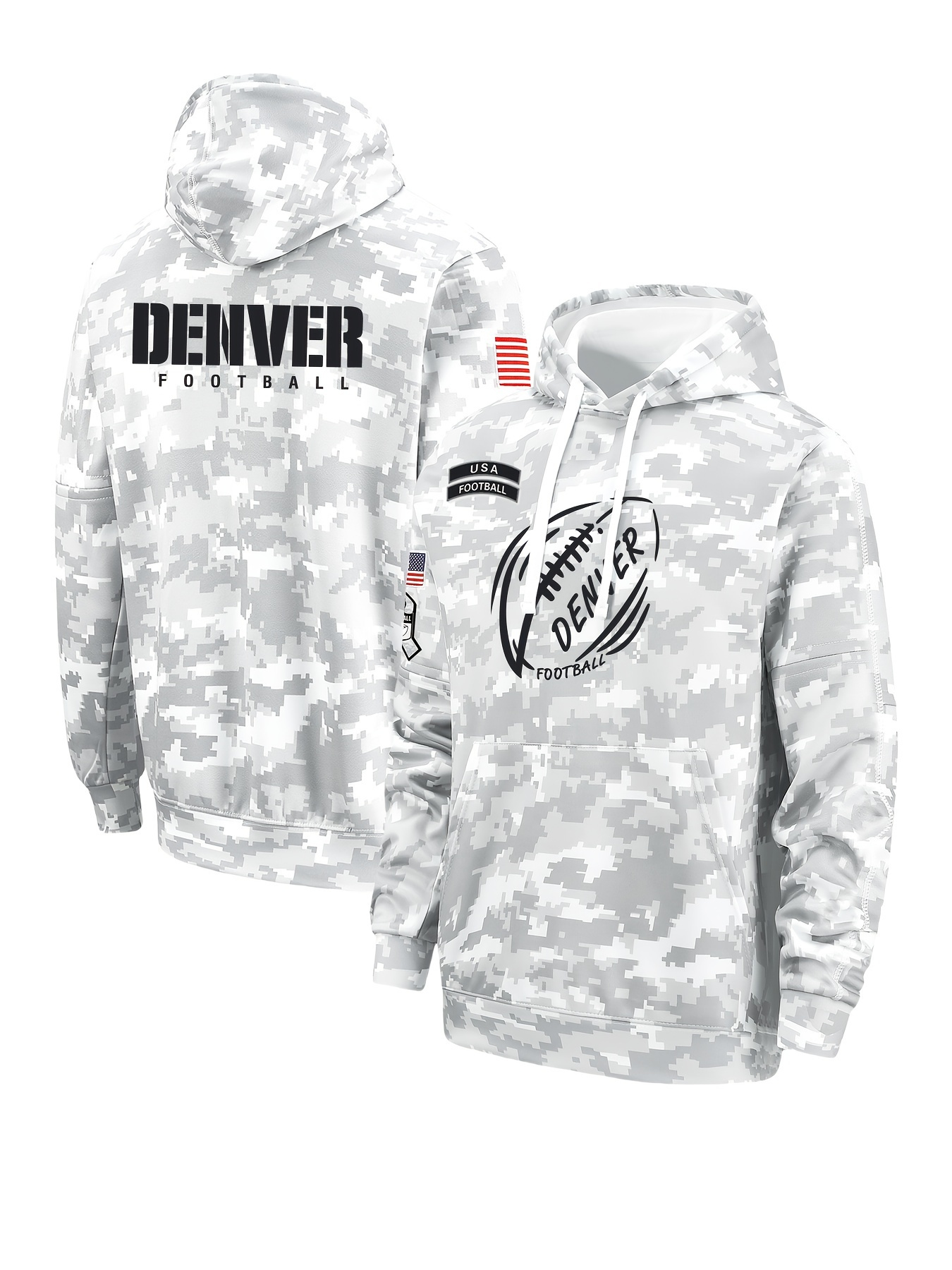 Men 2025 Denver Broncos style #3 NFL hoodie